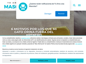 'yoamoalasmascotas.com' screenshot