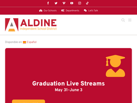 'aldineisd.org' screenshot