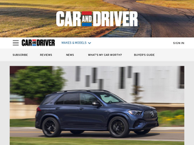 'caranddriver.com' screenshot