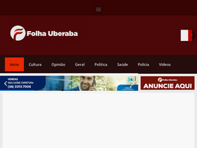 'folhauberaba.com.br' screenshot