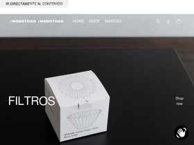 monotonocoffee.com homepage screenshot
