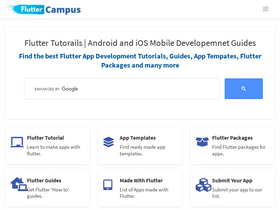 'fluttercampus.com' screenshot