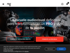 'rbgescuela.com' screenshot