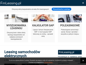 'fmleasing.pl' screenshot