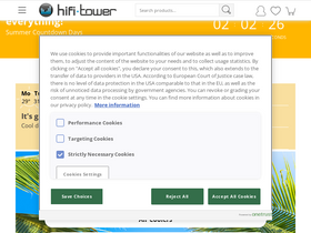 'hifi-tower.ie' screenshot