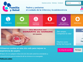 'familiaysalud.es' screenshot