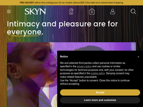 'skynfeel.com' screenshot