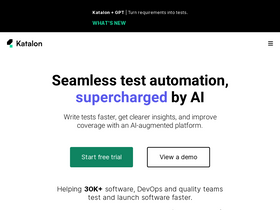 'katalon.com' screenshot