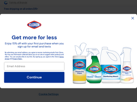'clorox.com' screenshot