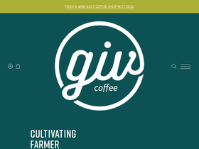 givcoffee.com homepage screenshot