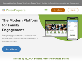 'parentsquare.com' screenshot