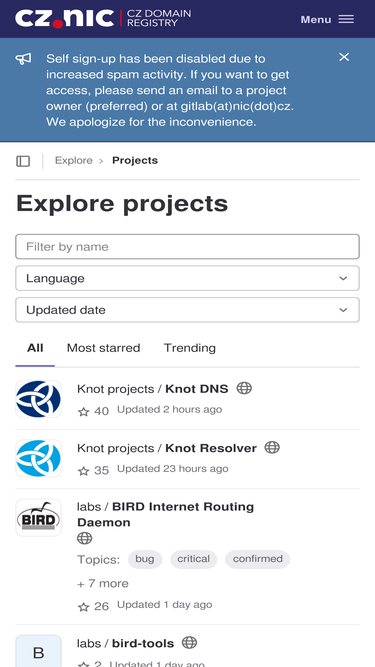 gitlab.nic.cz