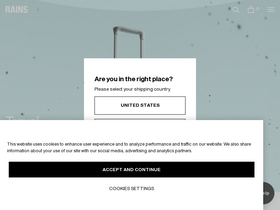 'rains.com' screenshot