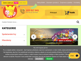'svet-her.cz' screenshot