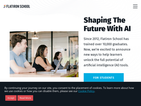 'flatironschool.com' screenshot
