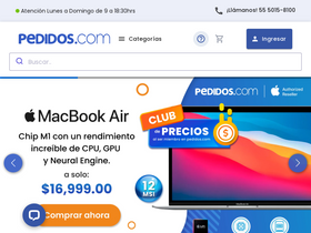 'pedidos.com' screenshot