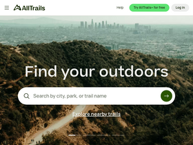 'alltrails.com' screenshot