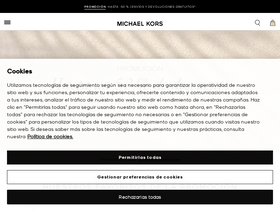 'michaelkors.es' screenshot