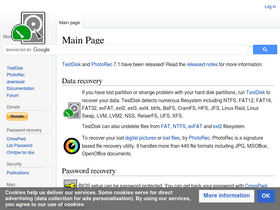 'cgsecurity.org' screenshot