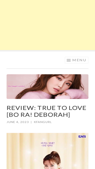 Review: True To Love [Bo Ra! Deborah] - The Fangirl Verdict
