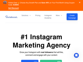 'social-boost.co' screenshot