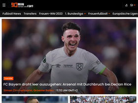 '90min.de' screenshot
