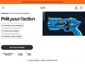 Zappify homepage screenshot