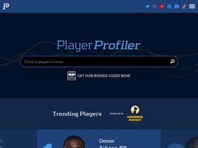 'playerprofiler.com' screenshot