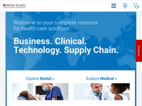 'henryschein.ca' screenshot