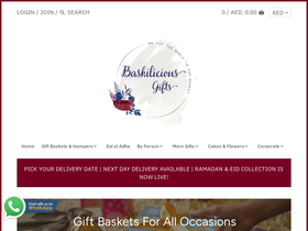 baskilicious.com homepage screenshot
