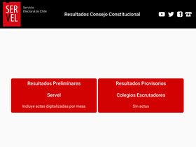 'servelelecciones.cl' screenshot