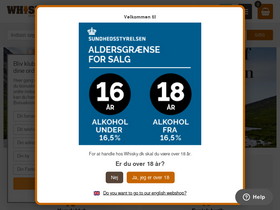 'whisky.dk' screenshot