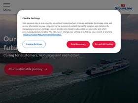 'stenaline.com' screenshot