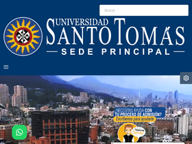 'usantotomas.edu.co' screenshot