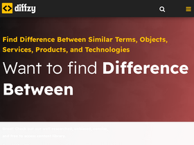 'diffzy.com' screenshot