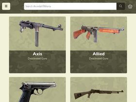 'deactivated-guns.co.uk' screenshot