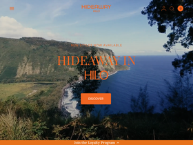 hideawayhilo.com homepage screenshot