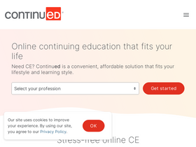 'continued.com' screenshot