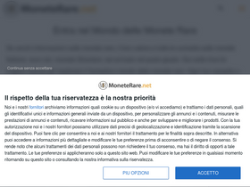 'moneterare.net' screenshot