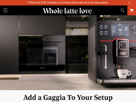 'wholelattelove.com' screenshot