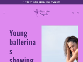 flex-angels.com homepage screenshot
