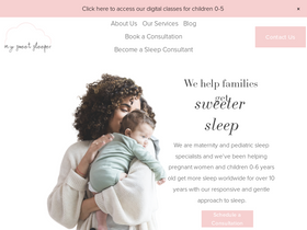 'mysweetsleeper.com' screenshot