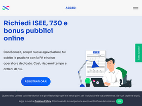 'bonusx.it' screenshot