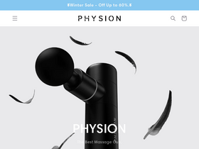 PHYSION homepage screenshot