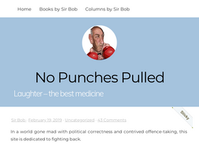 'nopunchespulled.com' screenshot