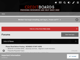 'creditboards.com' screenshot