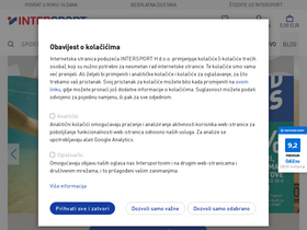 'intersport.hr' screenshot
