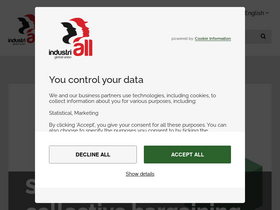 'industriall-union.org' screenshot