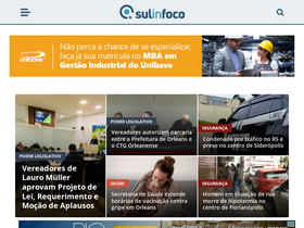 'sulinfoco.com.br' screenshot