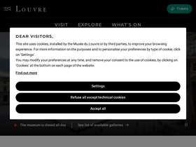 'louvre.fr' screenshot